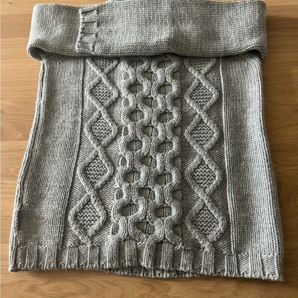 Gray Moncler Cable Knit Sweater - Size Small - Picture 3 of 11